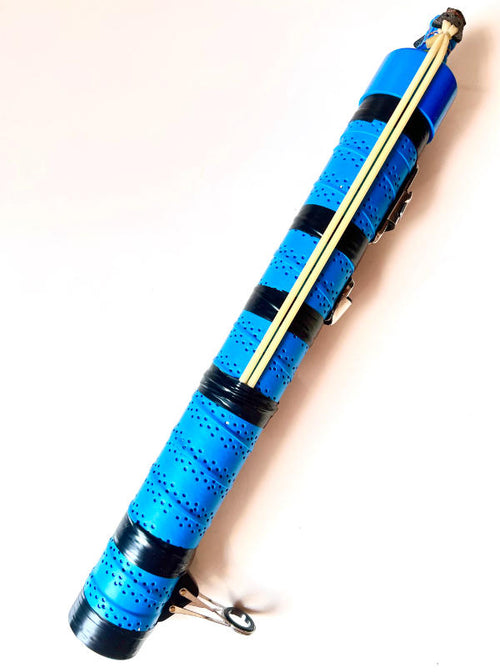 A catapult-style lure rodHandcrafted Catapult-Style Lure Rod with Spinning Reel, Foldable Guides & Lures – Ideal for Raft & Sea Fishing